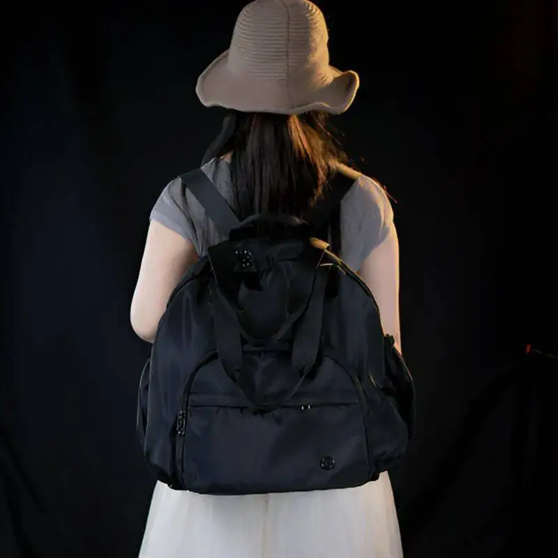 Waterproof Backpack Fashion Women Multifunctional Shoulder Bag Designer Travel Soft Back Large Capacity Cloth Pocket Backpack