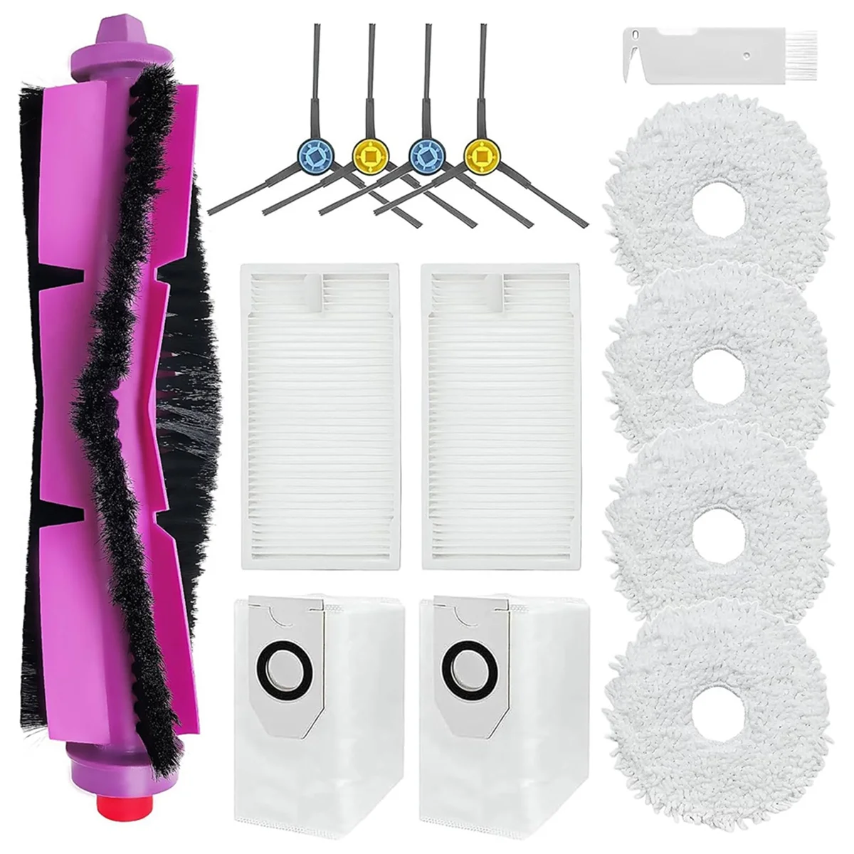 popolare Per Eureka J12Ultra / J12 Ultra, per Midea V12 Aspirapolvere Principale Spazzola Laterale Filtro Mop Borse Parti di Ricambio