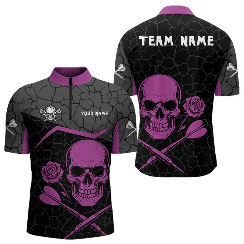 PLstar Cosmos' new personalized 3D printed red dart pattern polo shirt, unisex, casual team throwing sports series -8