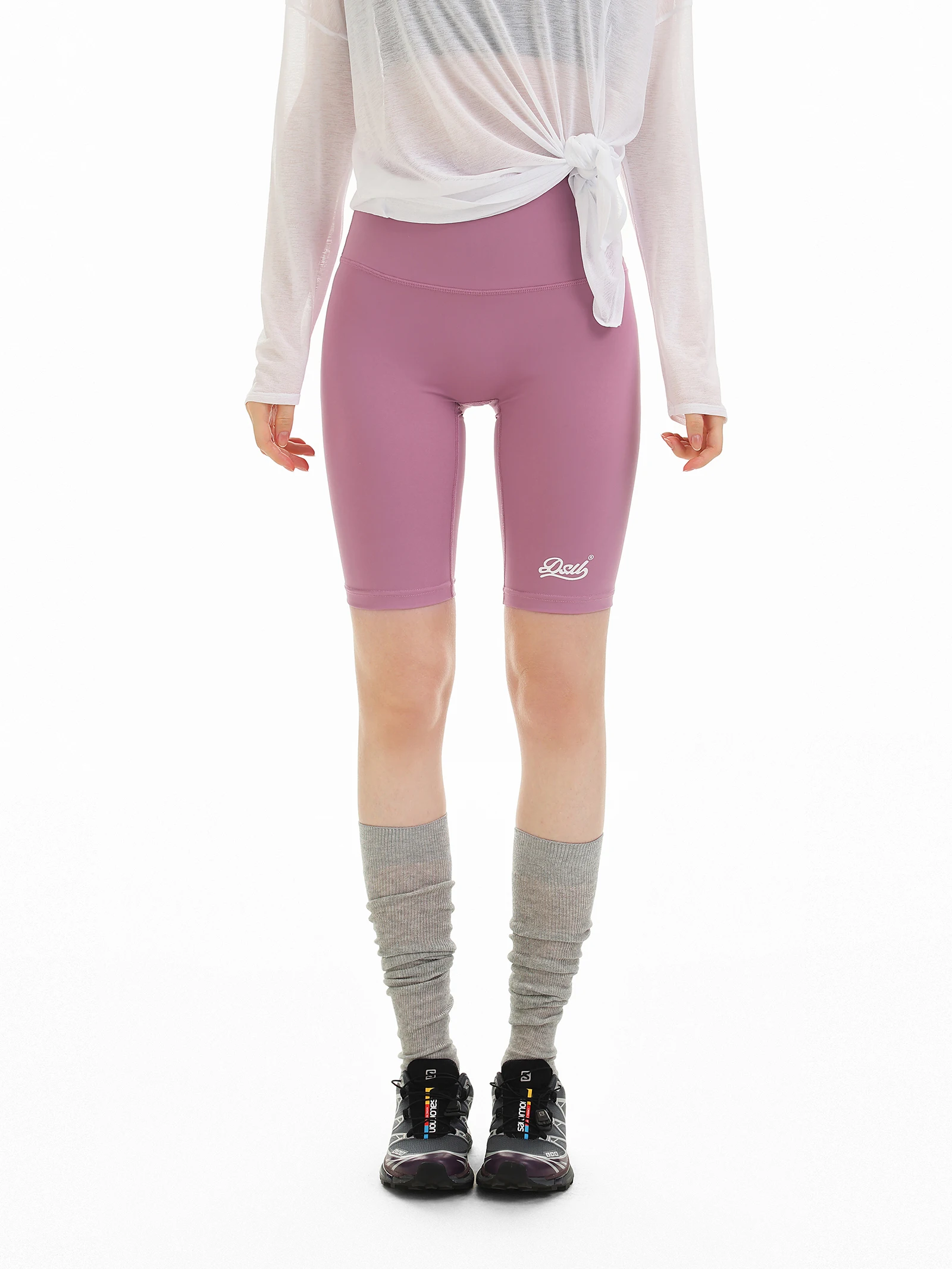 DSU Summer Slimming Shark Base Layer Pants Women's High Elastic Cycling Shorts Sports Fitness Yoga Shorts High Waist Five-Qua...