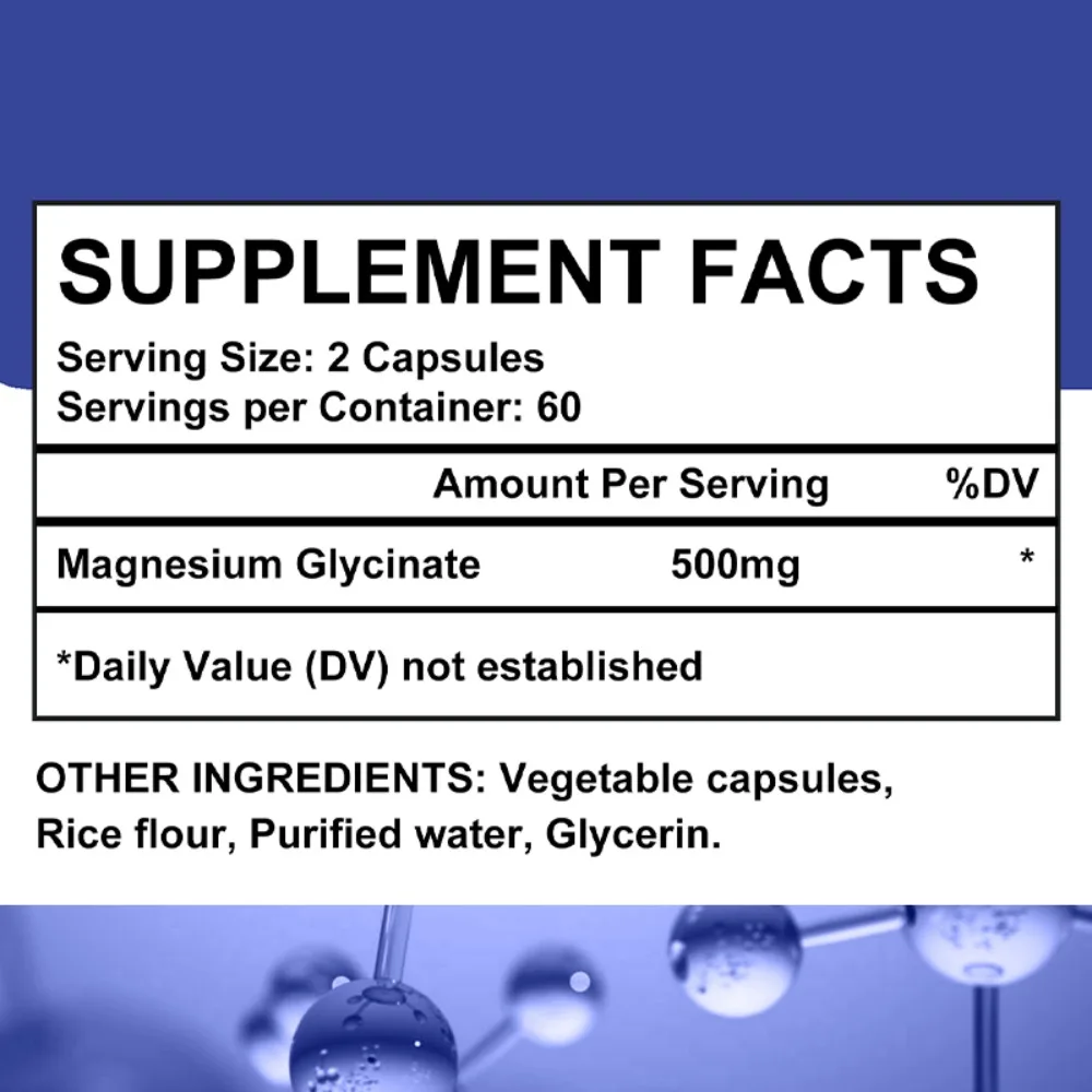 Bone Support Magnesium - Muscle, Heart Health, Supplement, Daily Nutrition, Herbal Support, Advanced Formula, Maximum Strength