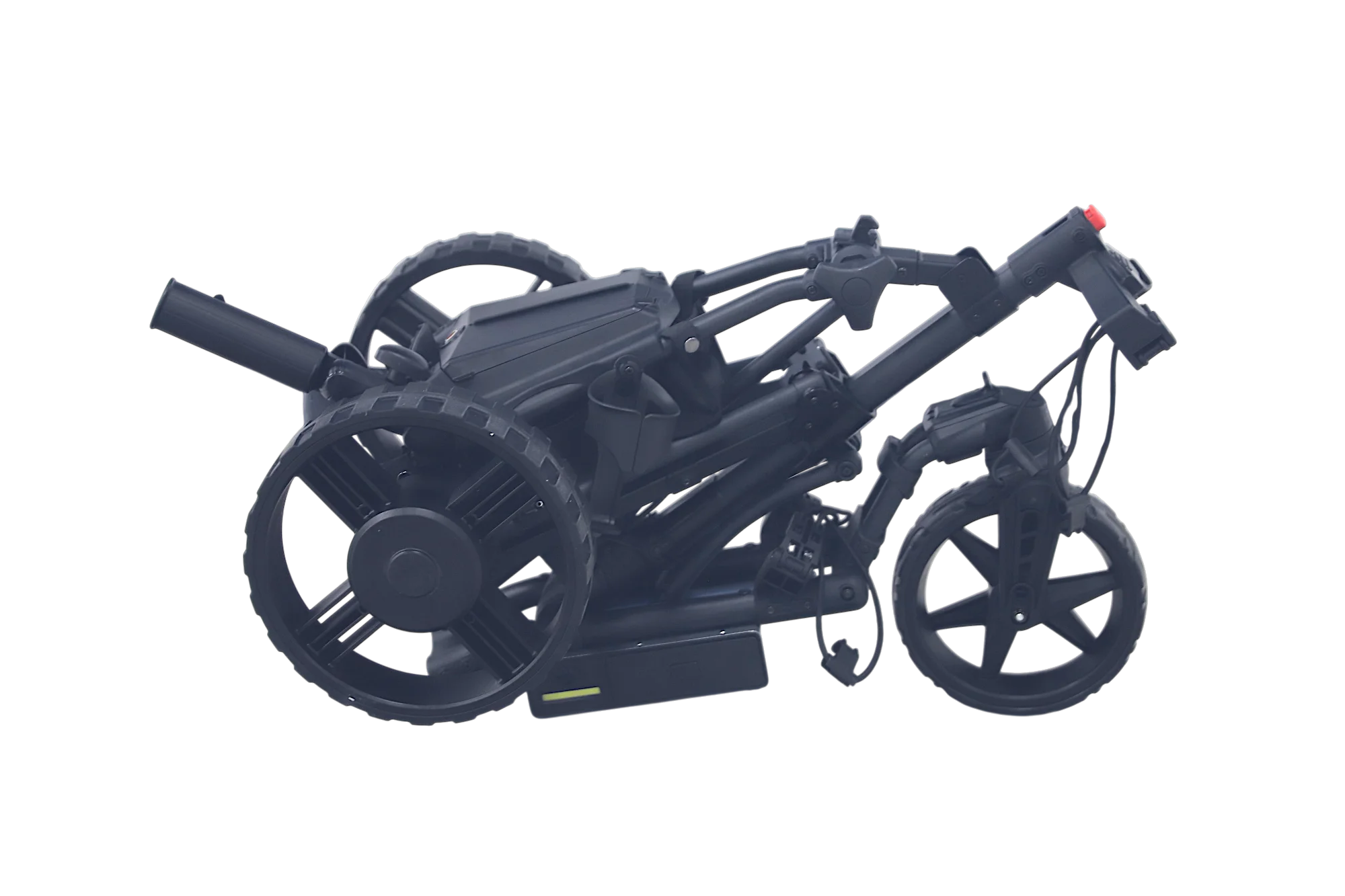 Golf Push Cart 4 Wheel Foldable Aluminum Trolley Lightweight Club Bag Caddy Portable Pull Cart For Men Women Course Match