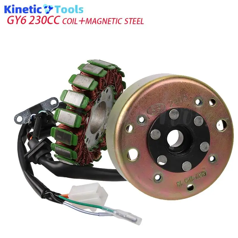 

GY6 coil stator suitable for GY6 230cc magnetic steel stator magnetic motor
