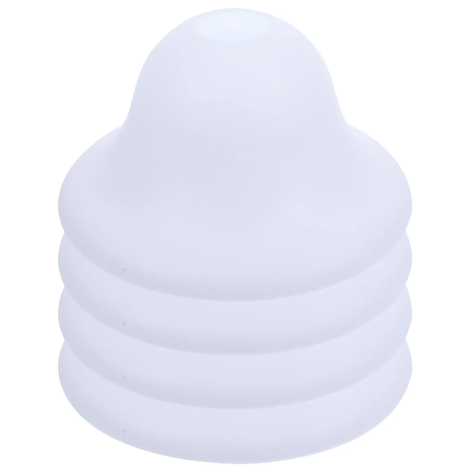 

4 Pcs Pendant Lamp Shade Plastic Lampshade Replacement Shades for Floor Desk White