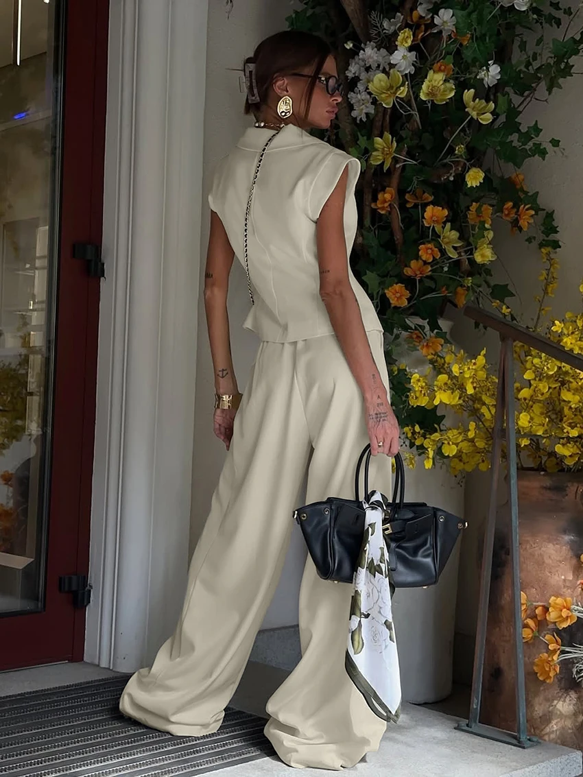 Marthaqiqi أزياء السيدات ملابس خاصة مجموعة مثير بدوره إلى أسفل طوق بيجامة قصيرة الأكمام ثوب النوم بنطال ذو قصة أرجل واسعة الإناث ملابس نوم البدلة #6