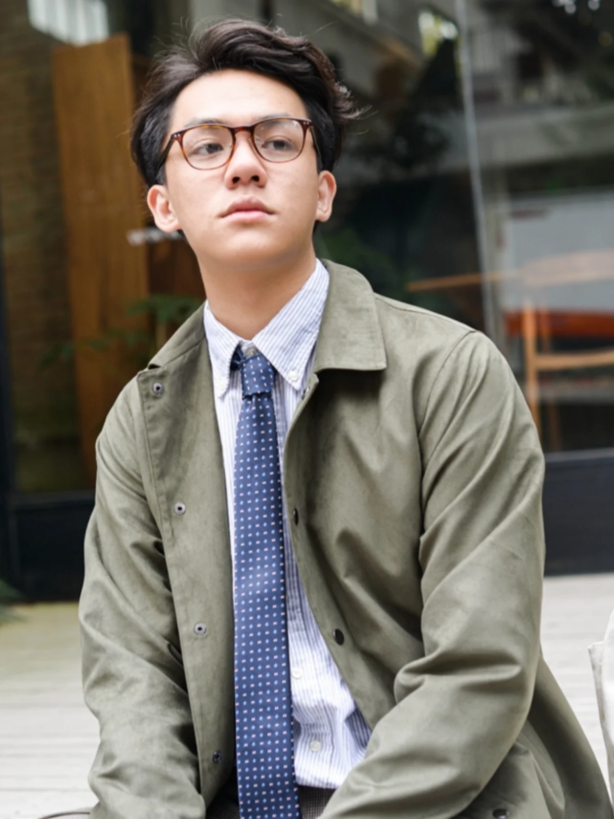 

Замшевое пальто с отложным воротником Jaet, рабочая одежда, пальто в стиле ретро, повседневное свободное пальто, длинное све, однотонное, для молодых мужчин