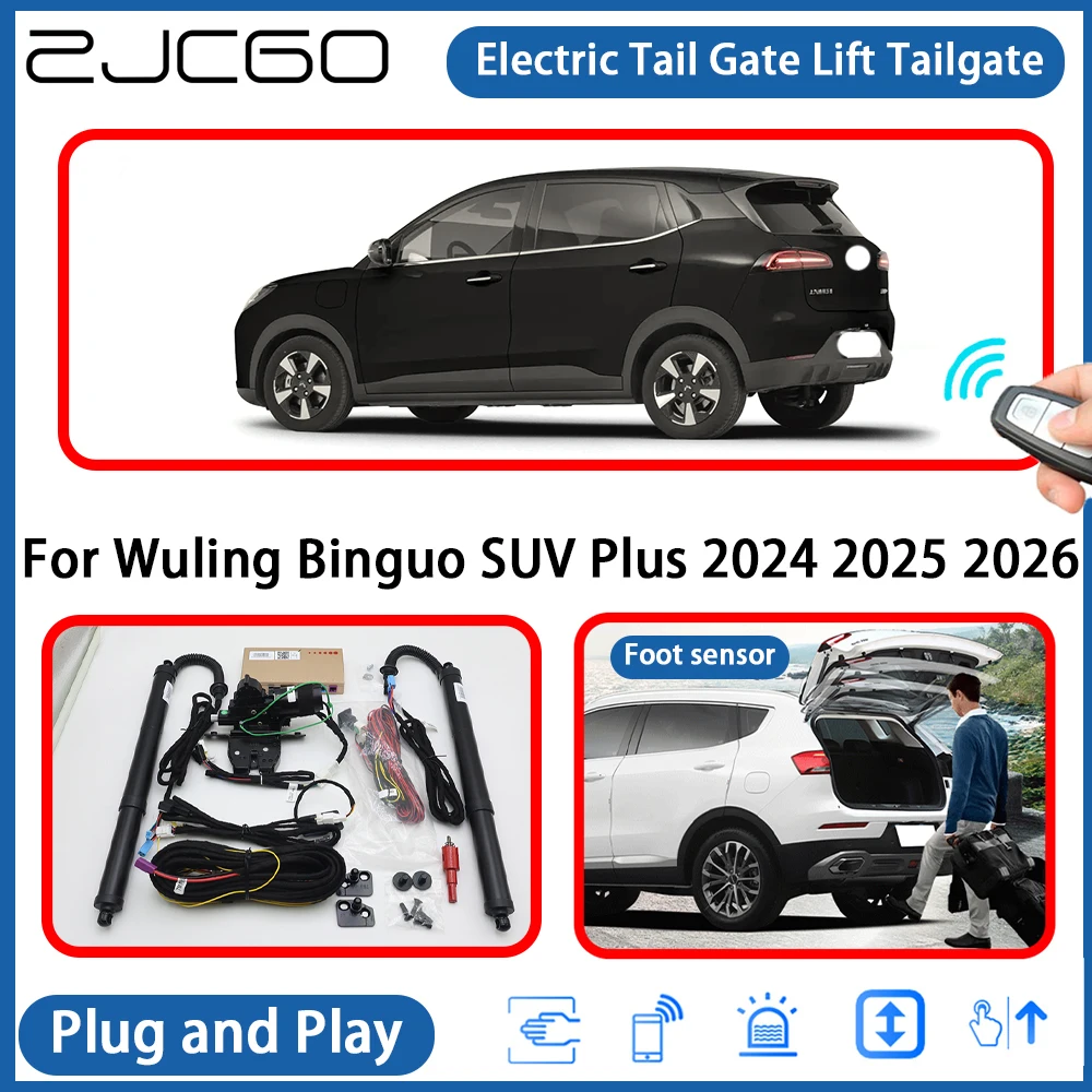 

for Wuling Binguo SUV Plus 2024 2025 2026 Automatic Powered Tailgate Power Liftgate Electric Tail Gate Lift Assisting System