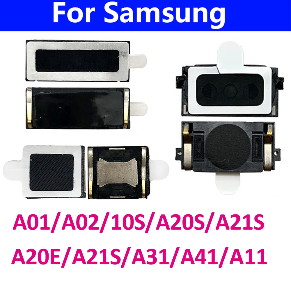 2 Stück, neu getestet für Samsung A01 A02 A10s A11 A20E A20S A21S A31 A41 A21 Ohrhörer Ohr Sound Top Lautsprecher Empfänger Ersatz