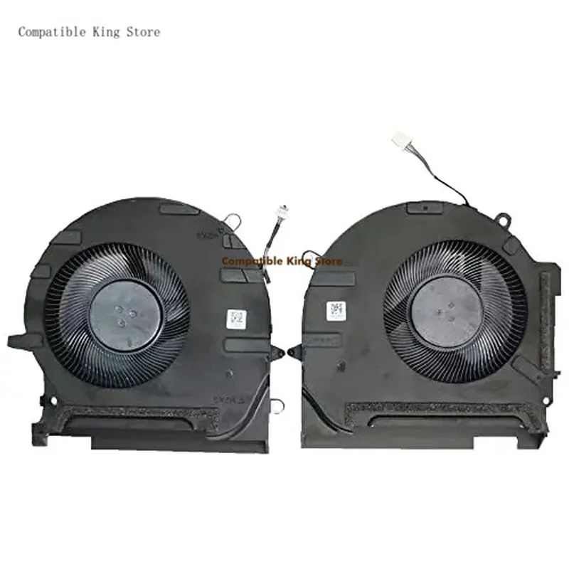 d Replacement New Laptop CPU + GPU Cooling Fan  For HP OMEN 7 Plus 17-CK 17-ck0054TX TPN-Q266 Series Fan