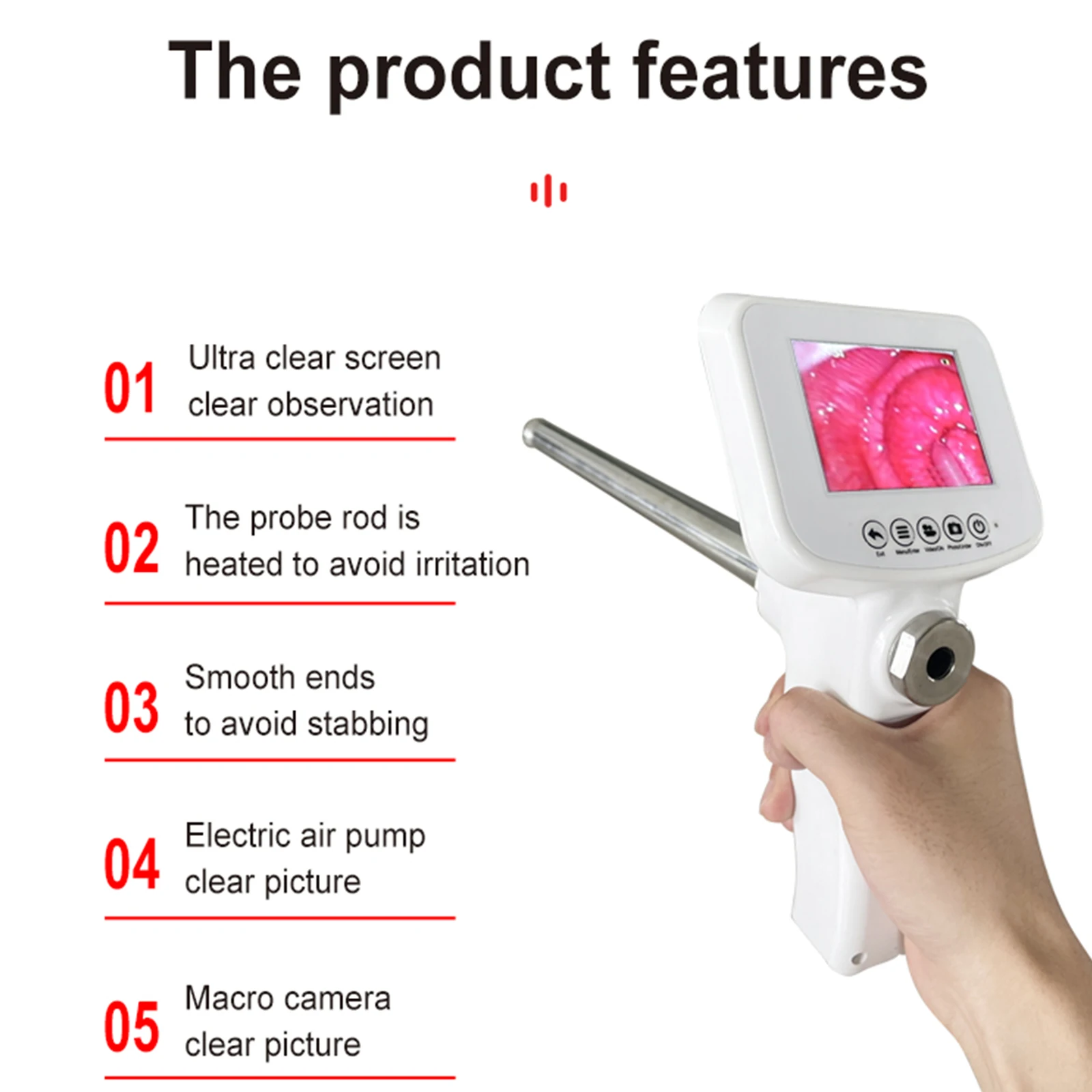 

Cow Artificial Insemination Visual Endoscope Sperm Veterinary Breeding Kit Horse Cattle Farm Breeding Kit AI Gun Tools