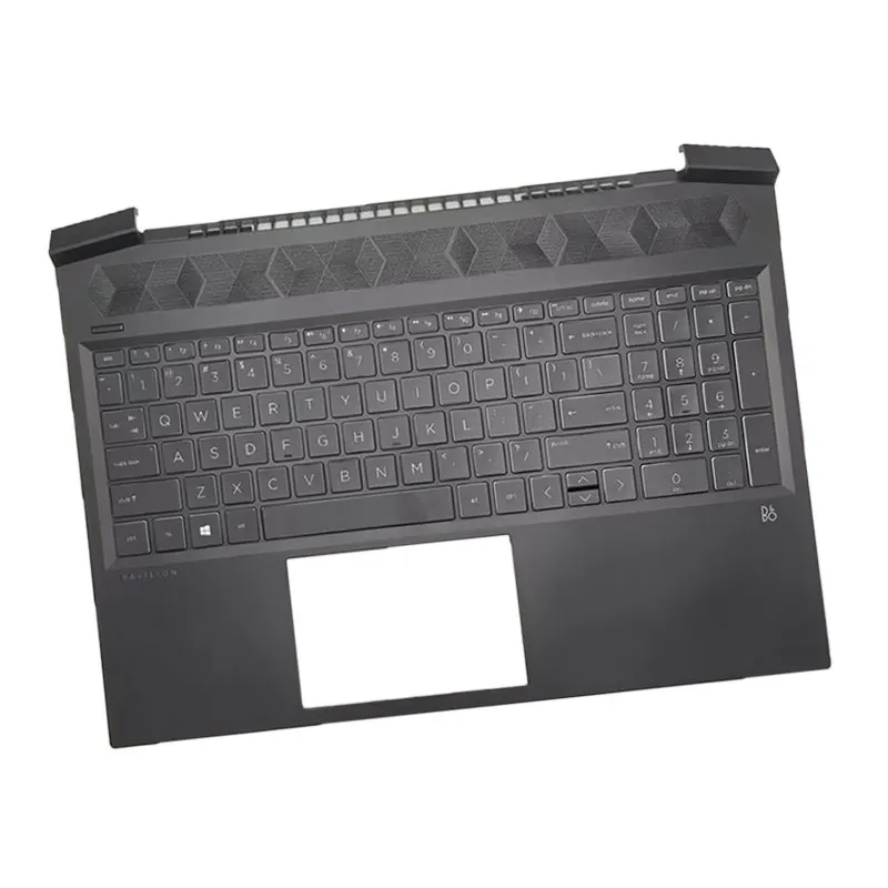 Imagem -06 - para Pavilion Max Gaming 16-a 16t-a Tpn-q241 Eua Teclado Retroiluminado para Laptop com Apoio para as Mãos Superior Novo