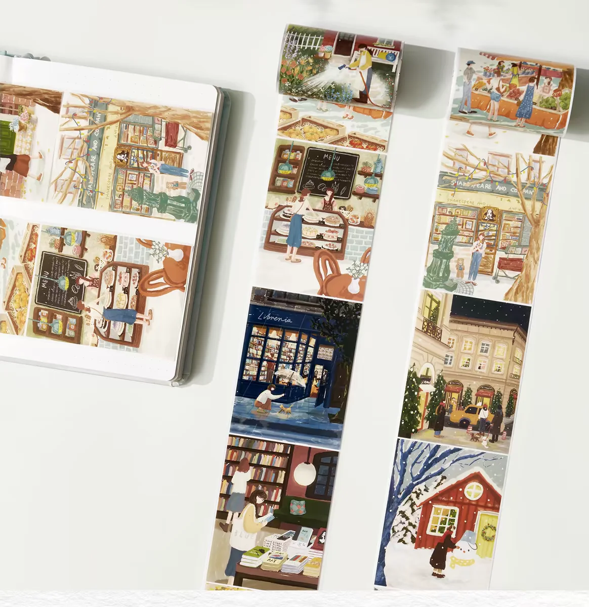 1 Loop 108.5cm Lovely Travel Dairy PET Washi Tape DIY Decor Card Making Scrapbooking Planner Sticker