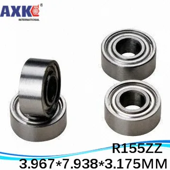 10pcs High Quality ABEC-5 Z2V2 R155ZZ Bearing Mini Ball Bearing X5/32ZZ,RA155ZZA,3967-2Z 3.967*7.938*3.175mm Inch AXK Steel Rich