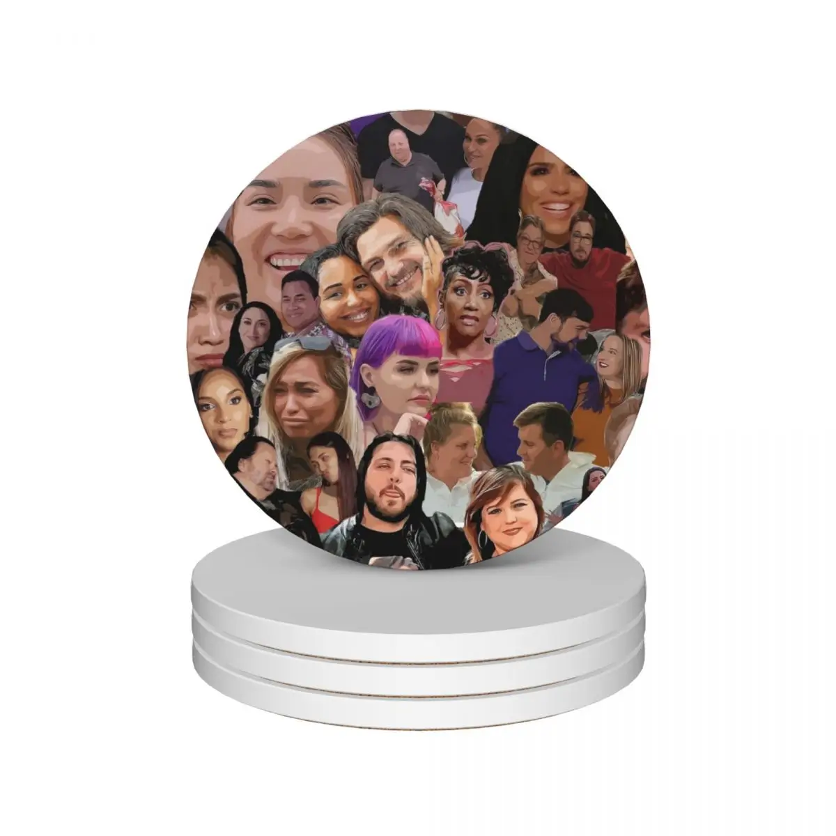 

90 day fiance Universe Ceramic Coasters (Set of 4) cup holder teapot mat Coasters
