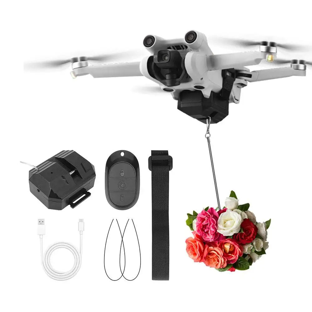 جهاز Airdrop Payload Transport & Delivery Drop للطائرات بدون طيار، نظام الإصدار المتوافق مع ملحقات Mavic 4 Pro C8J2 #3