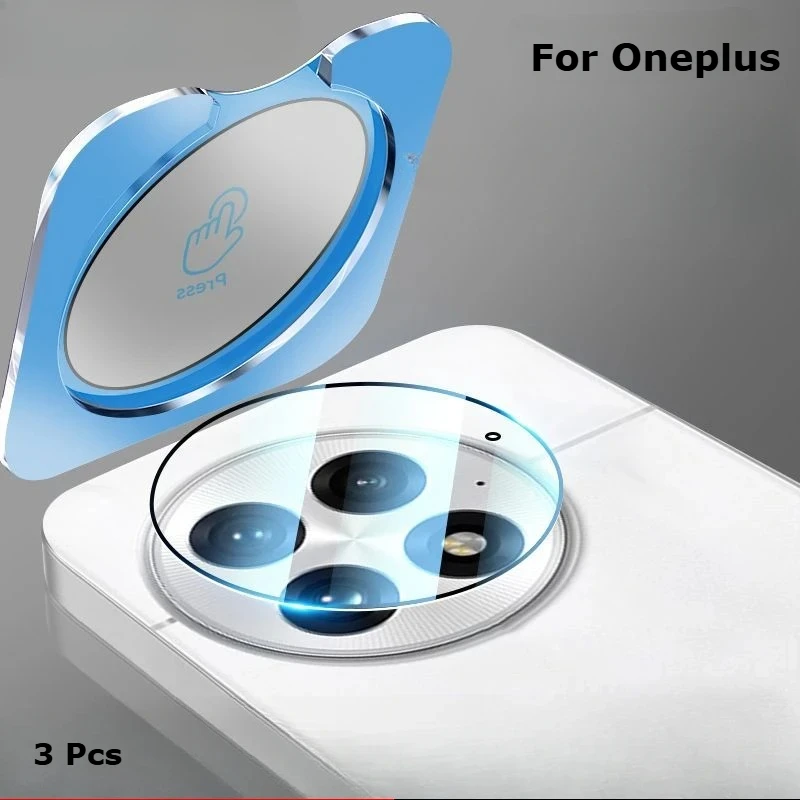 

3 Pcs Full Glue Camera Lens Protector For OnePlus 15R 13R 12R 13 15 12 ACE 5 Pro 6T Turbo 6 6V Glass Lens Locator Installation