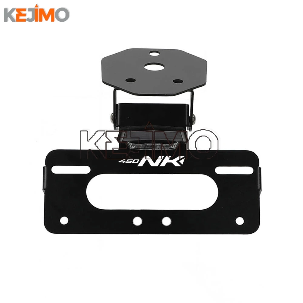 2025 لوحة ترخيص حامل ل CFMOTO 450SR 450 SR SS NK 450NK 450SS 2022-2024 250 300 SR LED بدوره أضواء الإشارة الذيل مرتب الحاجز #4