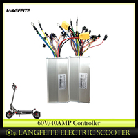 LANGFEITE Original Electric Scooter Dual Motor Controller 60V 40A Brushless DC Controller for C1 E-Scooter Trottinette Parts Rep