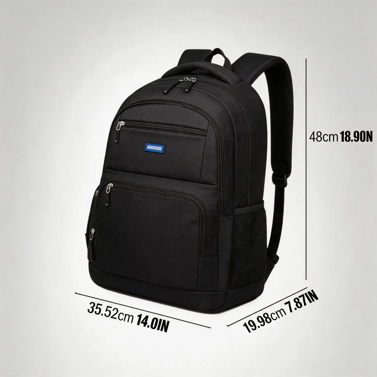 Simple Backpack Daily Commute Outdoor Travel With Laptop Compartment Utility Style