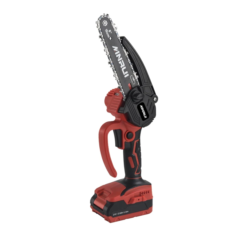 cordless chain saw 6 inch 21v mini chain saw cordless chain saw