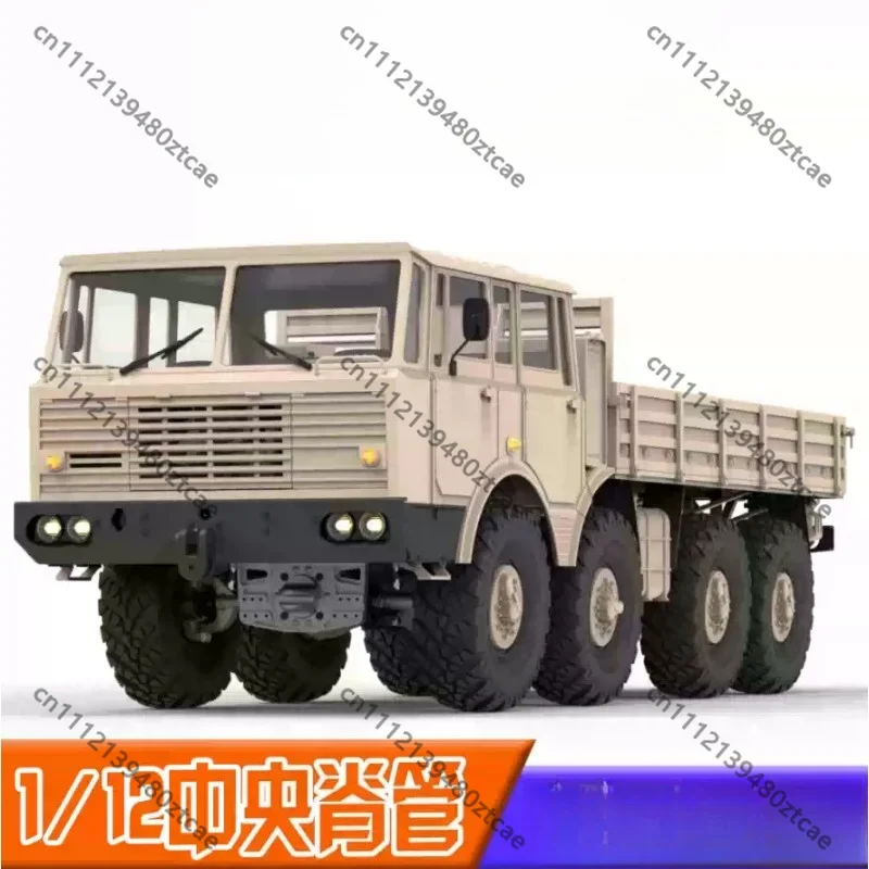 ‑Drive RC Off‑Road Heavy‑Duty Truck, 8X8 Simulation Military‑Style Climbing Vehicle, Remote‑Control Hobby Grade Model Car