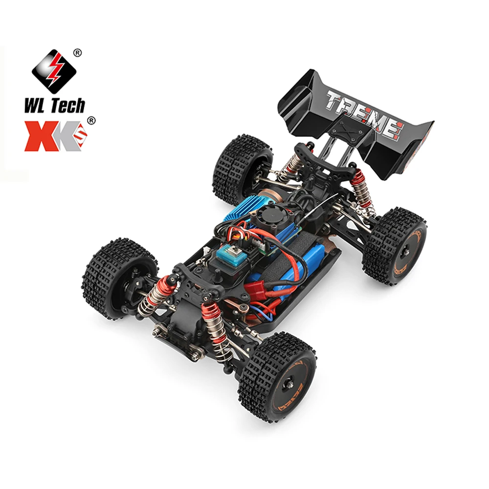 WLtoys184016 RC Car 75KM/H 2.4G Bezszczotkowy elektryczny pojazd o dużej prędkości184011 Zdalnie sterowany samochód wyścigowy 4WD 1/18