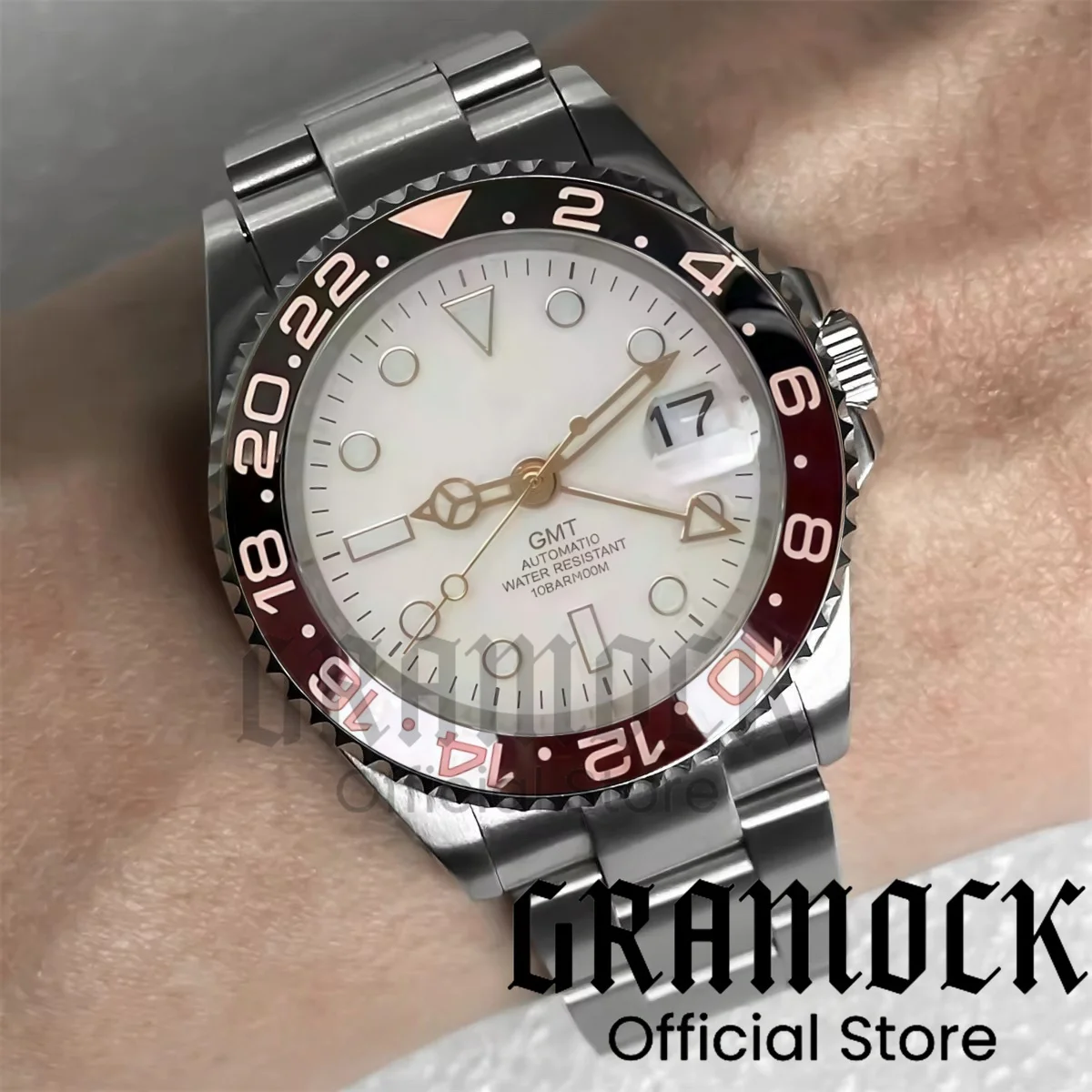Gramock 36MM 38MM Men's NH34 Automatic Mechanical Wristwatch SUB