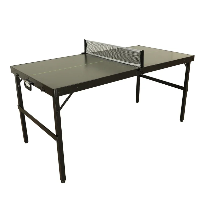 

Mid-Size Indoor Portable Table Tennis Table with Net 2pcs Table Tennis Paddles and 3pcs Balls