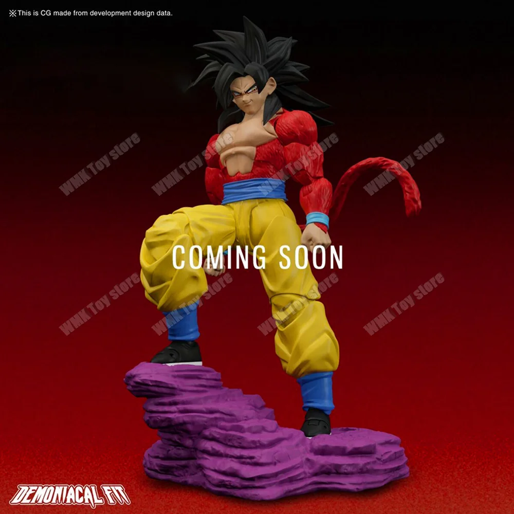 Pre-order Dragon Ball Demoniacal Fit SHF Super Saiyan 4SSJ4 Son Goku Figuur Ongetemde Power Anime Actiefiguren model Speelgoed