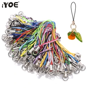 iYOE 100 Buah Campuran Kabel Poliester dengan Tali Lanyard Cincin Lompat untuk Membuat Gantungan Kunci Liontin Kerajinan DIY Bahan Buatan Tangan 12 cincin diy penjualan terbaik - №
