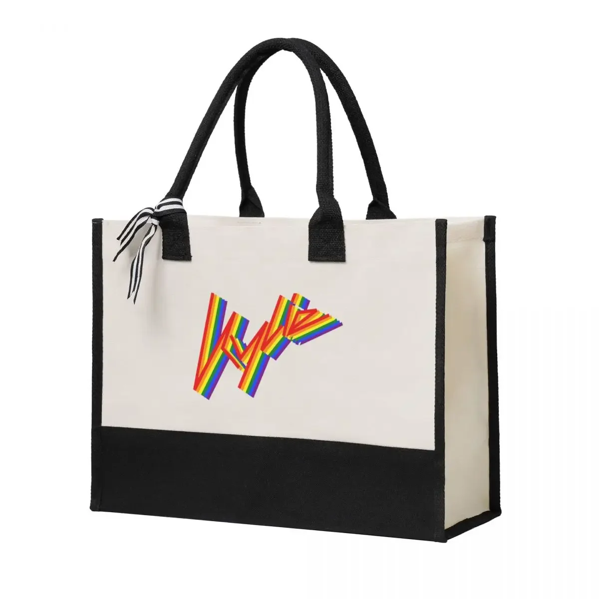 Kylie Pride-Sac à provisions en toile classique de grande capacité, cadeau personnalisé, cadeaux de qualité