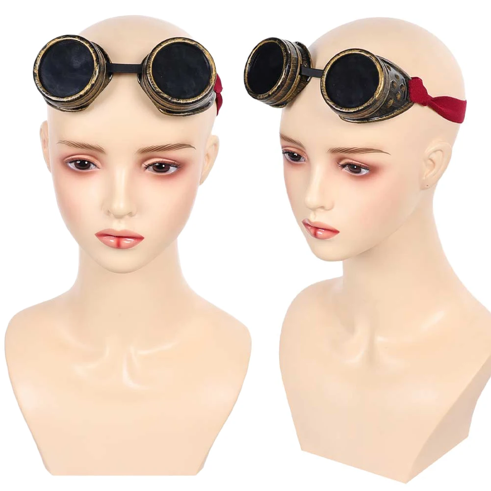 تنكر التلفزيون الجحيم نزل السير Pentious تأثيري نظارات الأسود مختبر نظارات زي اكسسوارات وتتسابق الدعائم حفلة كرنفال الهالوين #3