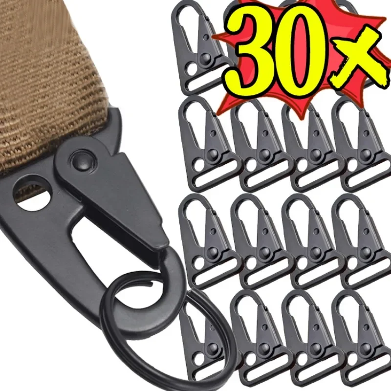 1/30Pcs Enlarged Eagle Mouth Buckle Replacement Hook Belt Carabiner Strap Buckle Carabiner Clips Climbing Aluminum Alloy Tools