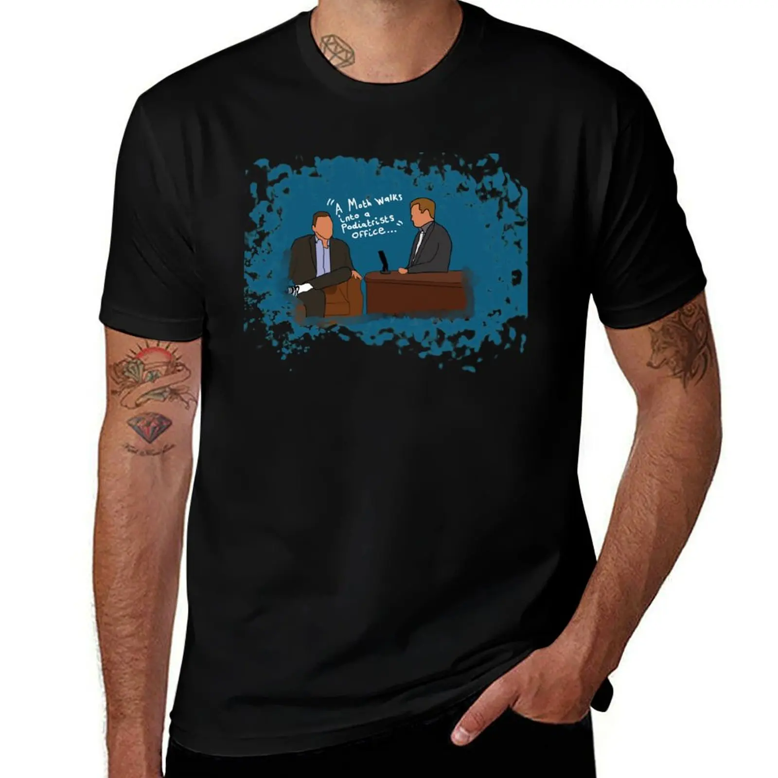 Norm Macdonald Moth Joke T-Shirt Work Comfort for Men T-Shirt
