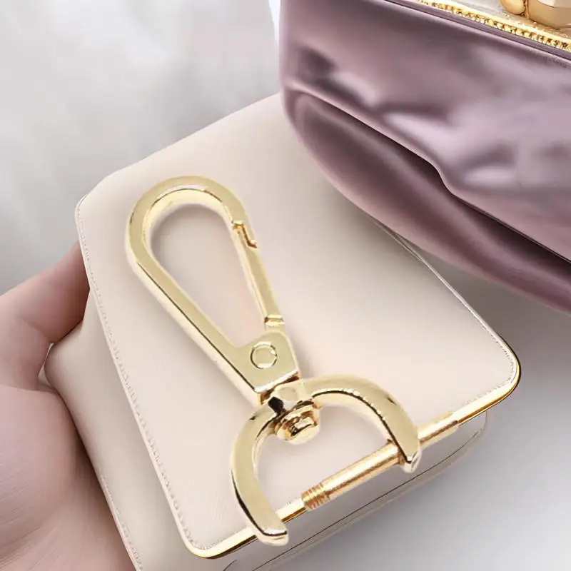 1 قطعة DIY بها بنفسك المعادن انفصال المفاجئة هوك الزناد كليب أبازيم ل الجلود الحرفية حقيبة حزام أبازيم مقبض حزام الكتف #5