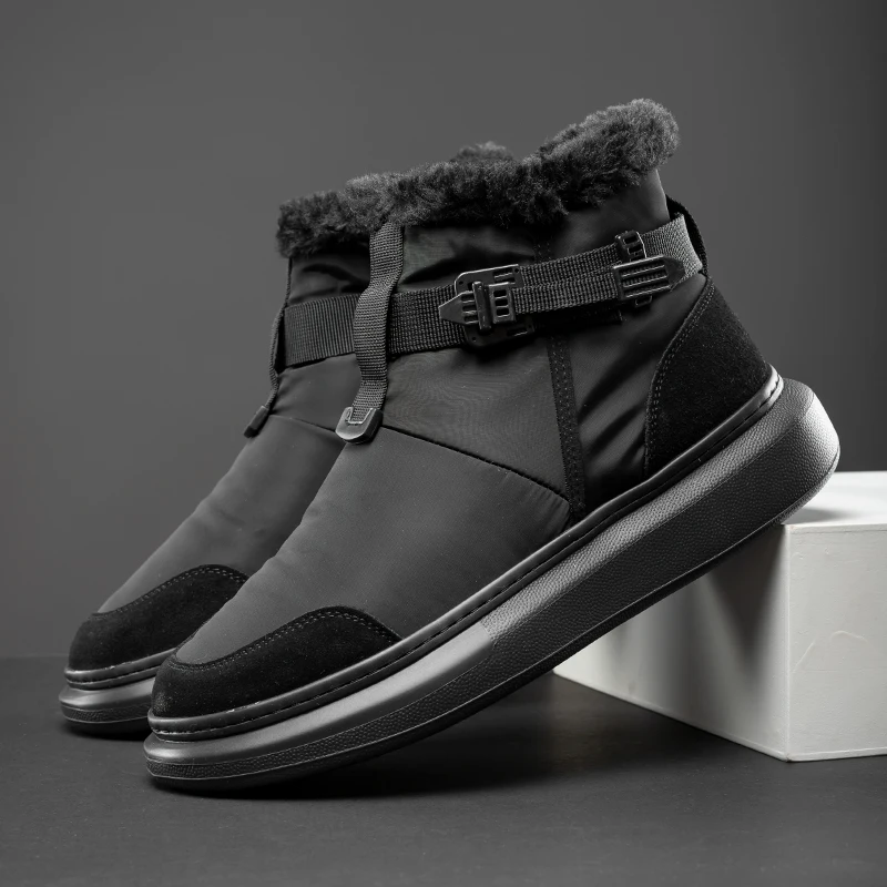 Winter snow boots with high top, thick and warm cotton boots 211048