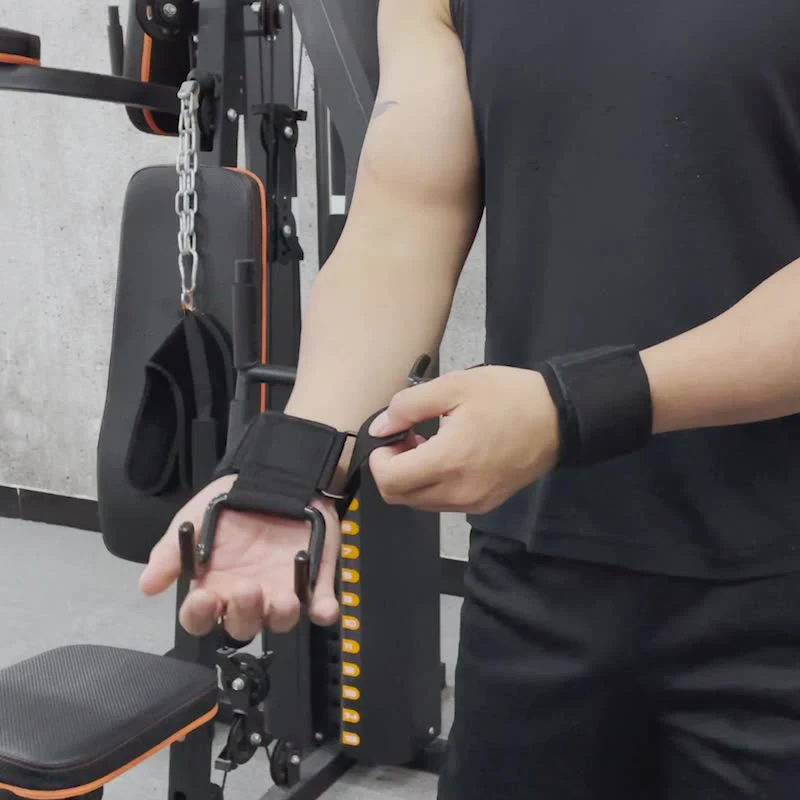 اللياقة البدنية رفع الأثقال حارس النخيل سحب ما يصل المعصم هوك شريط أفقي معدات رياضية تدريب القوة اليد مساعدة هوك