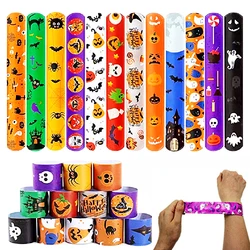 20/50Pcs Halloween Christmas Pattern Wristband Decoration Toys Kids Birthday Party Gifts Pinata Filler New Year's Party Favors