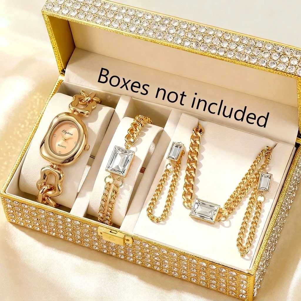 5PCS Fashion Irregular Women Q - огляд і ціна Jewelry Clasp Watches