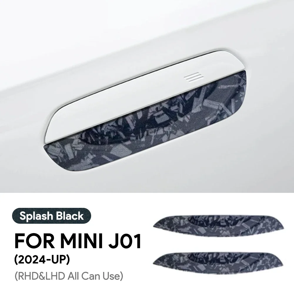 

Комплект из 2 накладок на ручки дверей для Mini Cooper Electric EV J01 E SE 2024 2025, ABS, наклейки-накладки на панель, аксессуары для внешнего стайлинга