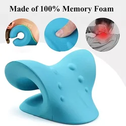 2 Color Cervical Spine Massage Pillow U Shaped Pillow Gravity Shiatsu Cervical Massage Pillow Neck and Shoulder Neck Relaxation