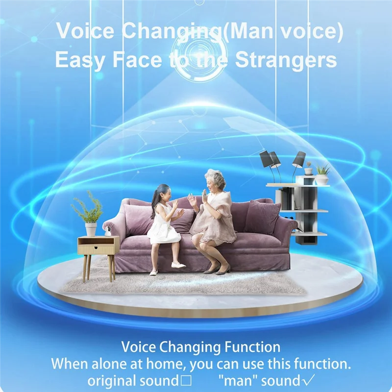 【Superdeals】جرس باب لاسلكي مع وظيفة الاتصال الداخلي جرس باب ذكي لاسلكي لأمن المنزل