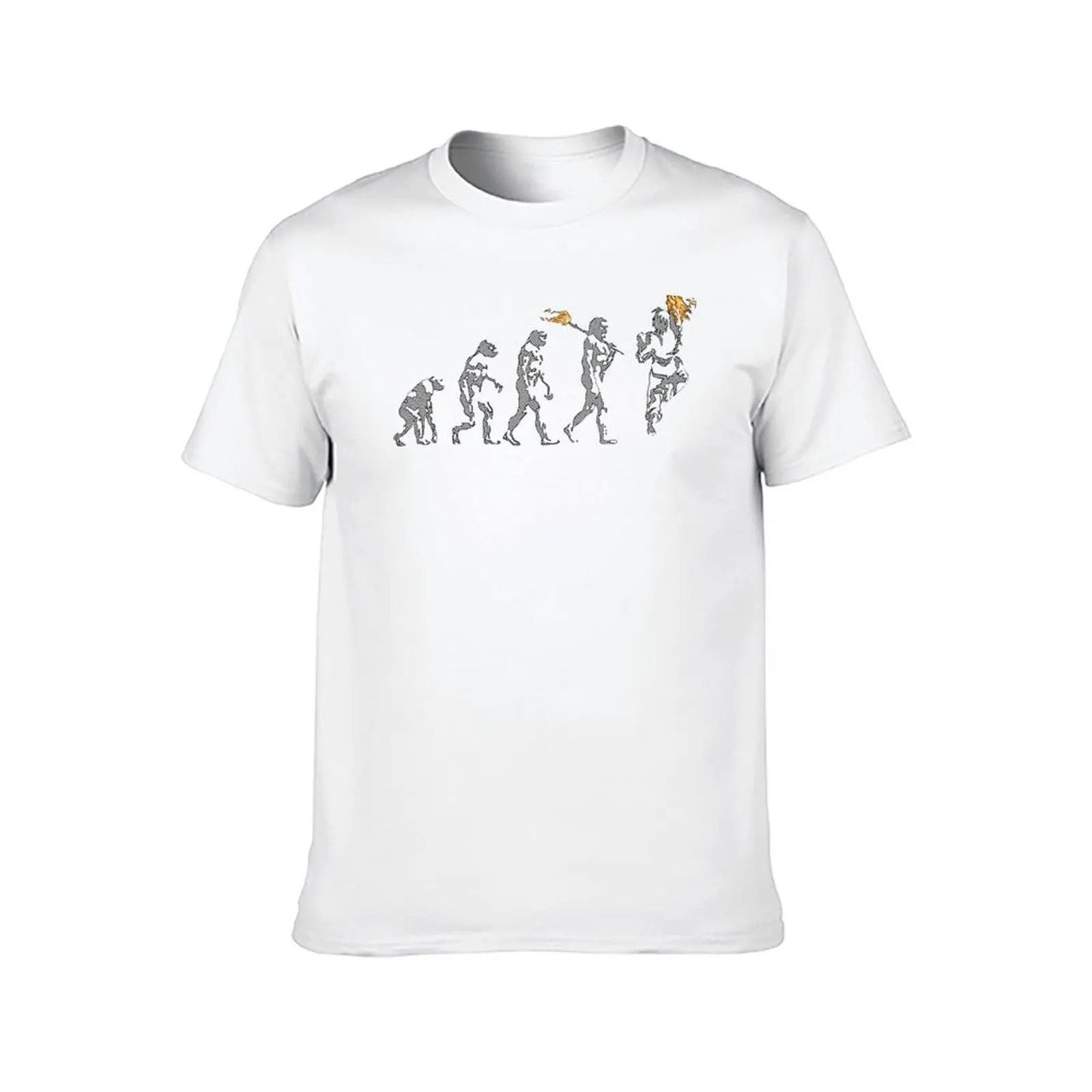 تي شيرت Evoluken تي شيرت رجالي برسوم جرافيك تي شيرت قطن 100% #2