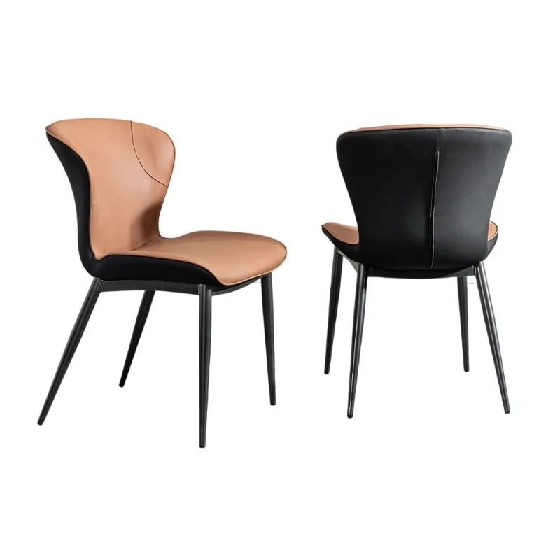 

Home Modern Simple Leather Back Chair
