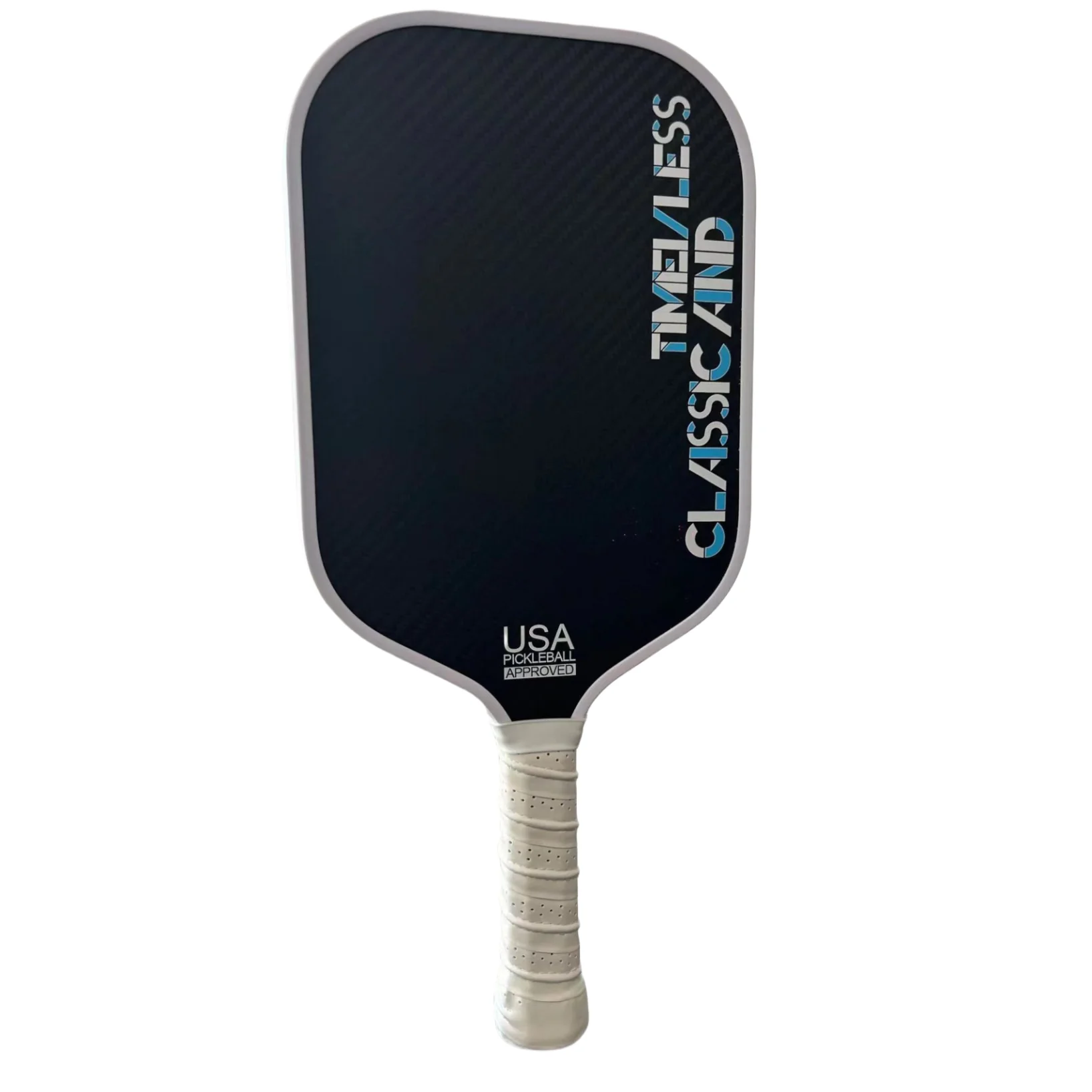 Pickleball paddle 3k fibra de carbono termoformagem prensada a quente de uma peça texturizada superfície fosca moldagem por compressão térmica