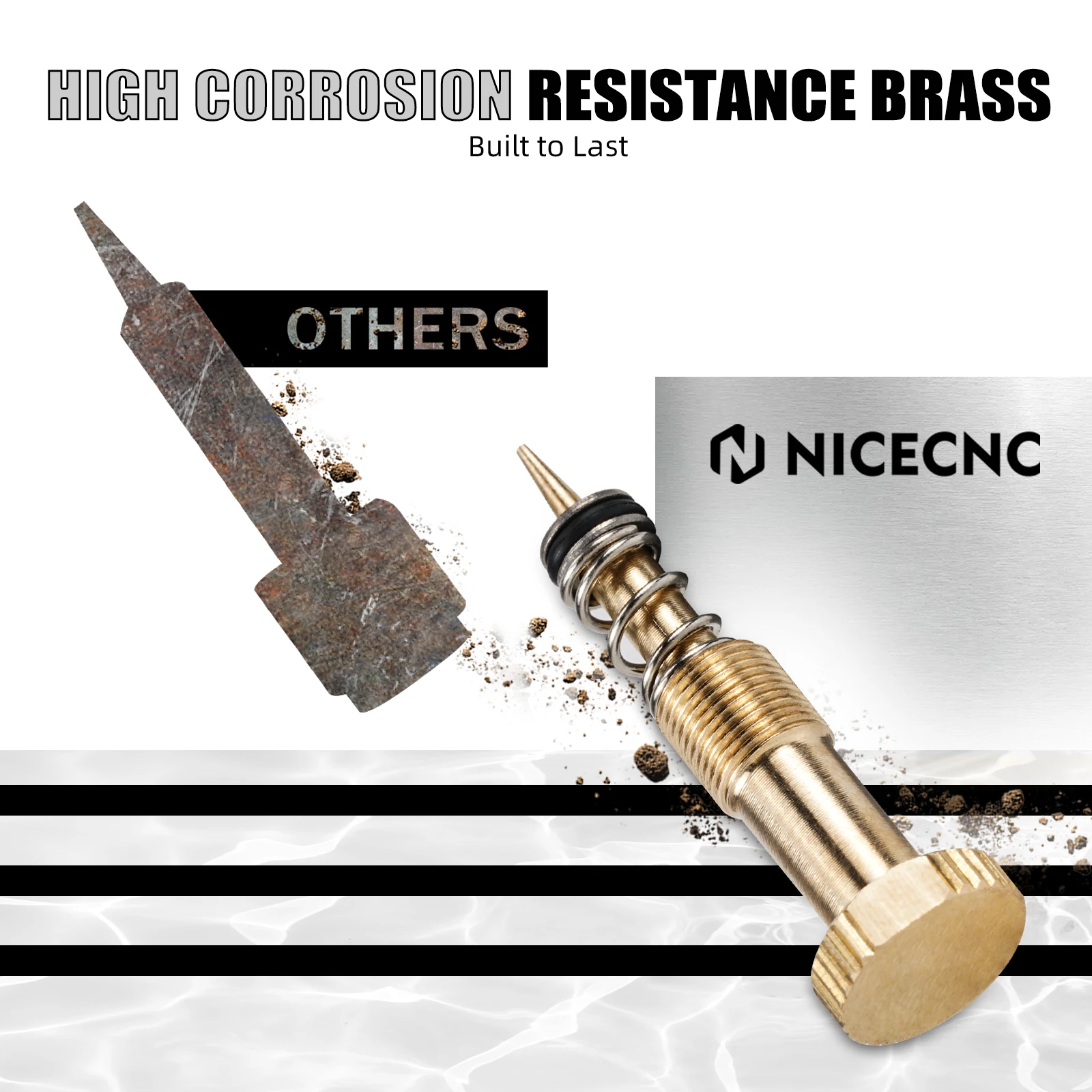 Удлиненный винт воздушно-топливной смеси NICECNC для Suzuki DR650 S/SE DR 650S DR 650SE 1996-2024 2023 2022 2021 2020 2019 2018 2017