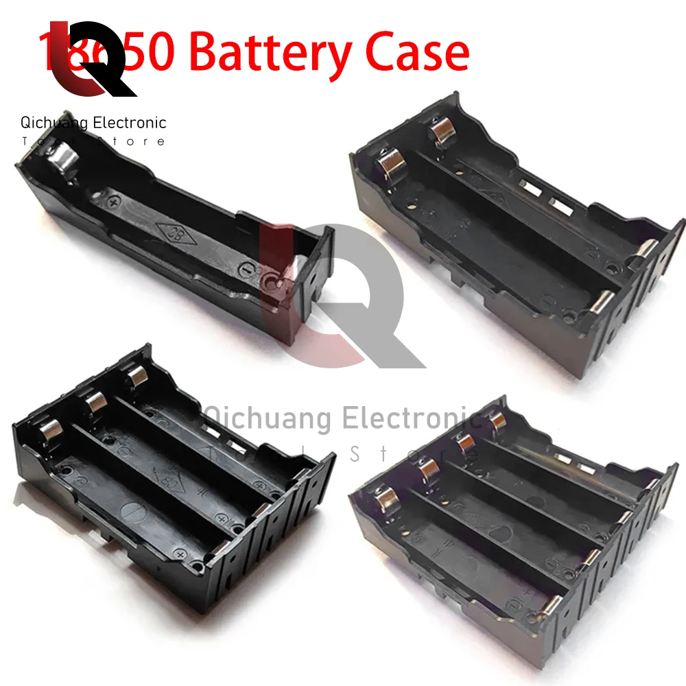 New DIY ABS 18650 Power Bank Cases 1X 2X 3X 4X 18650 Battery Holder Storage Box Case 1 2 3 4 Slot Batteries Container Hard Pin