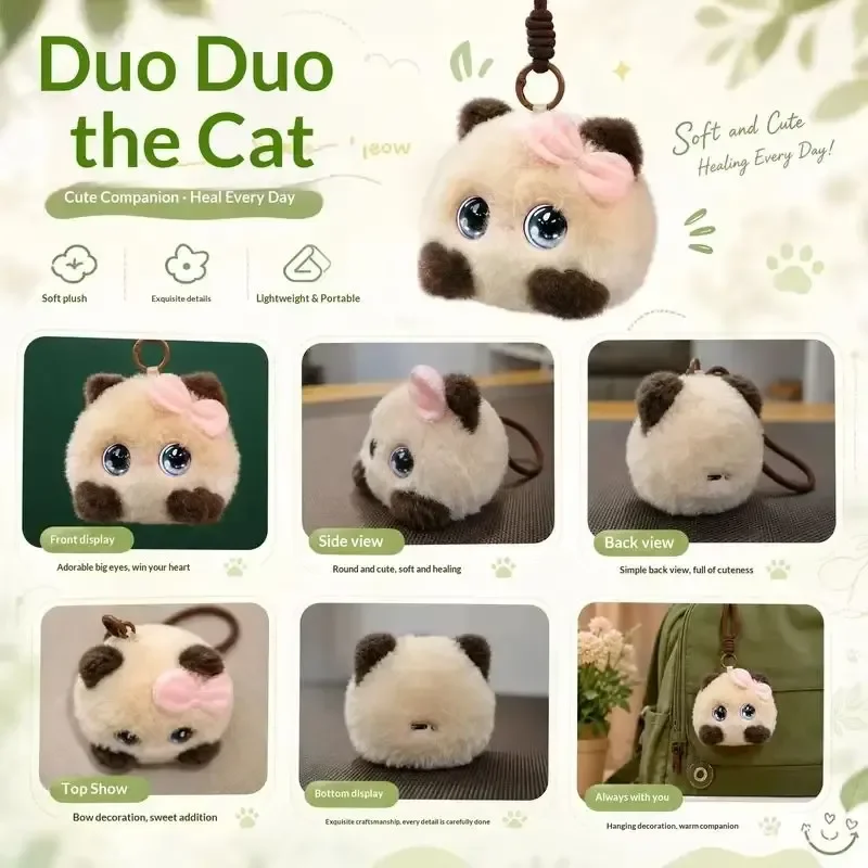 Smart Interactive Kitten Plush Toy Electronic Pet Talkback Toy Voice Response Stuffed Doll Emotional Companion Keychain Ornament view 6
