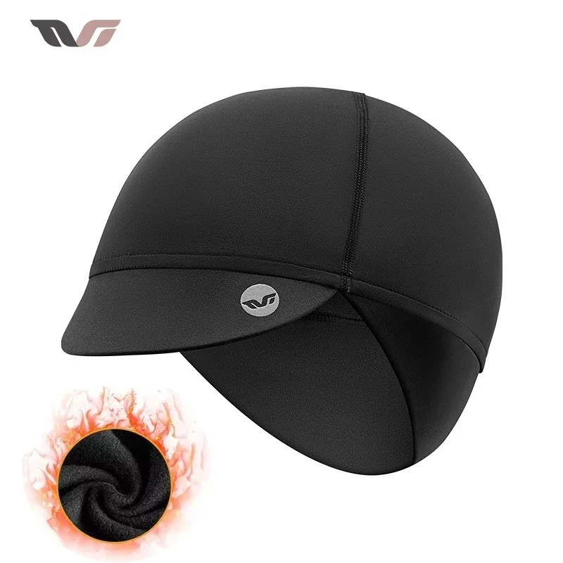 

ROCKBROS TVI Winter Cycling Cap Warm Fleece Bicycle Hat Thermal Windproof Ear Protection Ski Riding Bike Helmet Caps Men Women