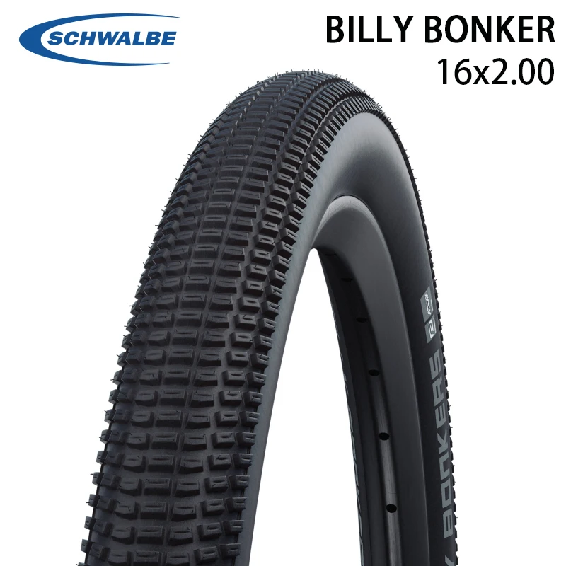 SCHWALBE BILLY BONKERS 16x2.00 50-305 Bike Steel Wire Tire for MTB Pumptrack DirtJump Cycling Bicycle Tyre Part